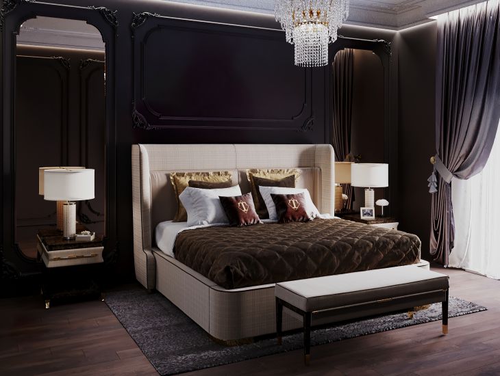 How to Use Brown in Interior Design: Designer Tips bed