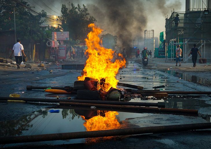 Bangladesh Protesters Storm Prison, Release Hundreds of Inmates A protest