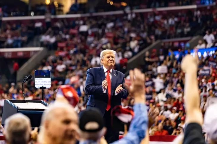 Trump files complaint against Harris over Biden money Trump