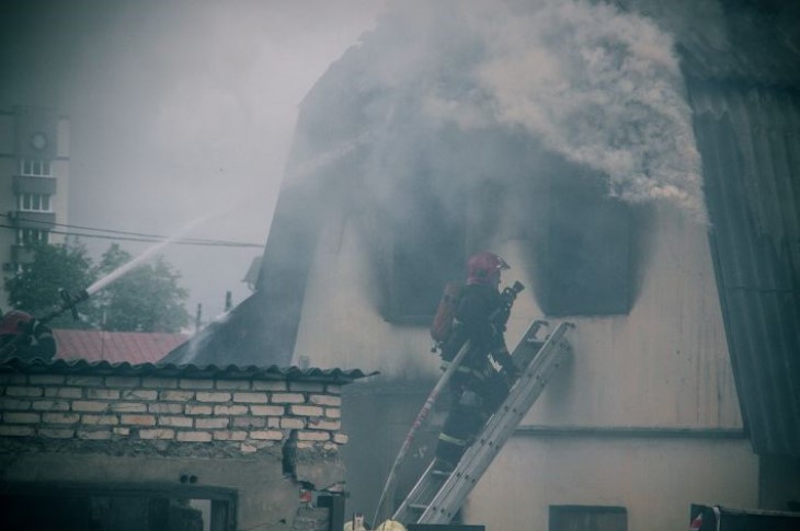 A mental hospital in Perm Krai caught fire flared up