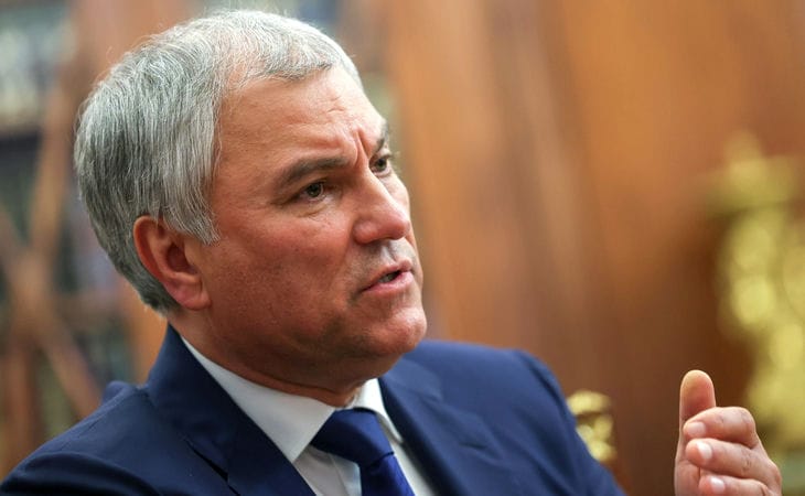 Volodin called on the European Parliament to dissolve itself Volodin